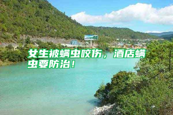 女生被螨蟲咬傷，酒店螨蟲要防治！