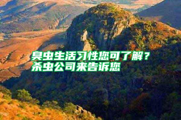 臭蟲生活習性您可了解？殺蟲公司來告訴您
