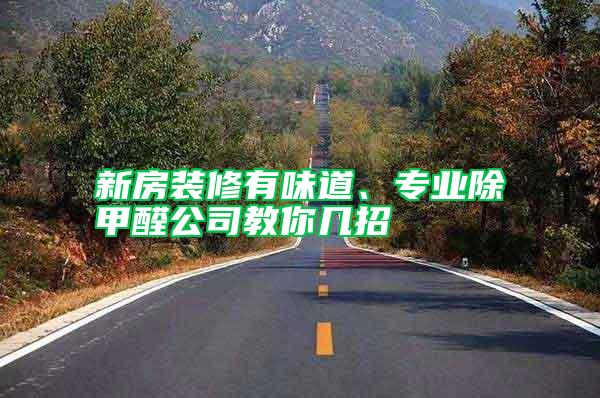 新房裝修有味道、專業(yè)除甲醛公司教你幾招