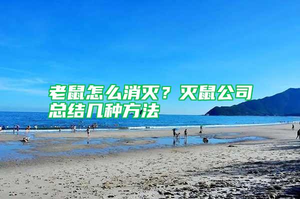 老鼠怎么消滅？滅鼠公司總結(jié)幾種方法