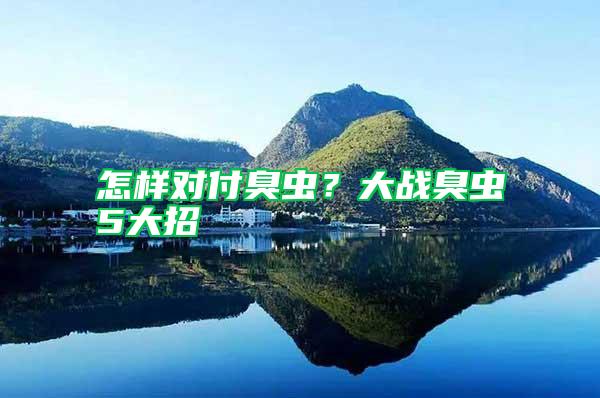 怎樣對(duì)付臭蟲(chóng)？大戰(zhàn)臭蟲(chóng)5大招