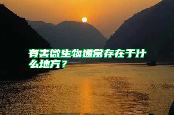 有害微生物通常存在于什么地方？