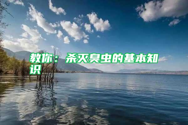 教你:殺滅臭蟲(chóng)的基本知識(shí)