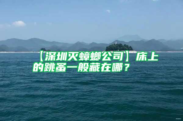 【深圳滅蟑螂公司】床上的跳蚤一般藏在哪？