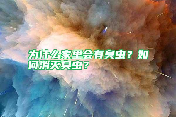 為什么家里會有臭蟲？如何消滅臭蟲？