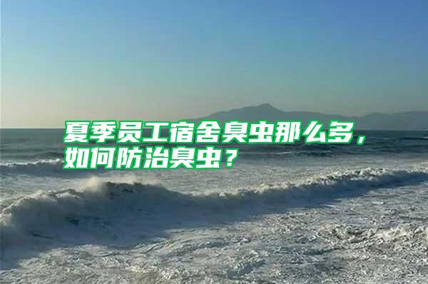 夏季員工宿舍臭蟲那么多，如何防治臭蟲？