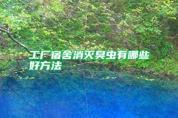 工廠宿舍消滅臭蟲(chóng)有哪些好方法
