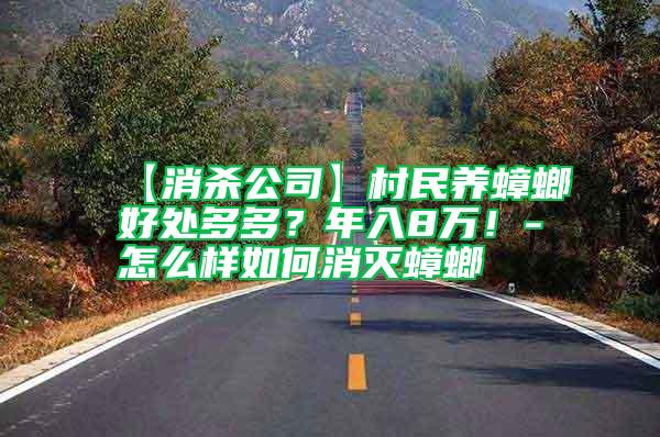 【消殺公司】村民養(yǎng)蟑螂好處多多？年入8萬！-怎么樣如何消滅蟑螂