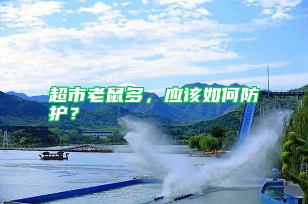 超市老鼠多，應該如何防護？