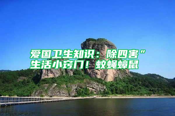 愛國衛(wèi)生知識：除四害”生活小竅門！蚊蠅蟑鼠