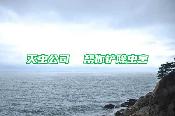 滅蟲(chóng)公司 幫你鏟除蟲(chóng)害