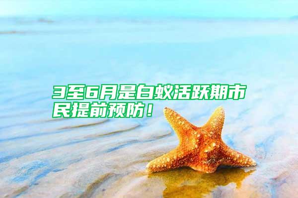 3至6月是白蟻活躍期市民提前預防！
