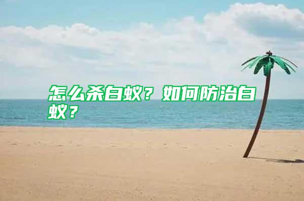 怎么殺白蟻？如何防治白蟻？