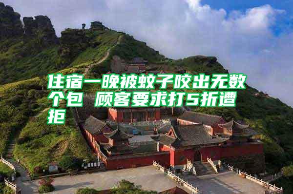 住宿一晚被蚊子咬出無數(shù)個(gè)包 顧客要求打5折遭拒