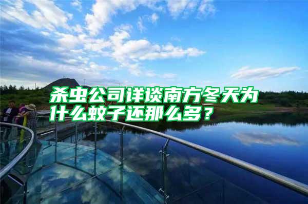 殺蟲公司詳談南方冬天為什么蚊子還那么多？