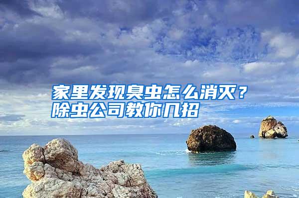 家里發(fā)現(xiàn)臭蟲怎么消滅？除蟲公司教你幾招