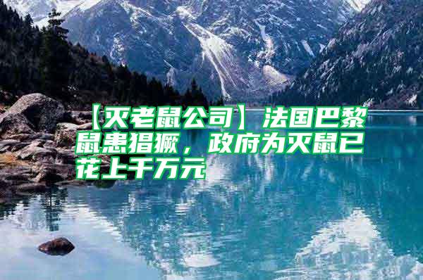 【滅老鼠公司】法國巴黎鼠患猖獗,政府為滅鼠已花上千萬元