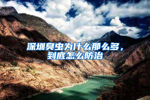 深圳臭蟲為什么那么多，到底怎么防治