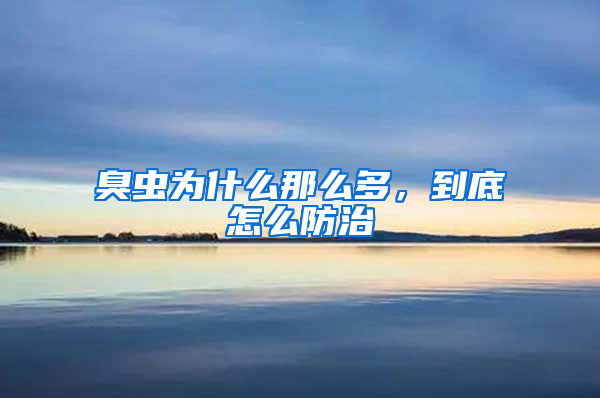 臭蟲為什么那么多,到底怎么防治