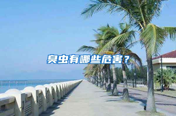 臭蟲有哪些危害？